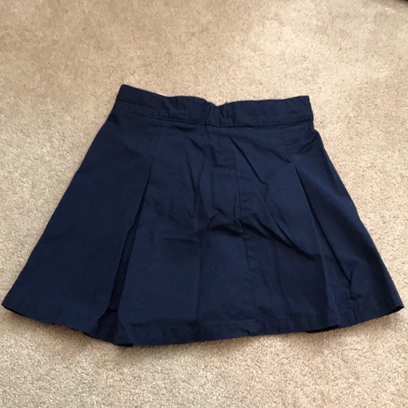 girls navy blue skirt